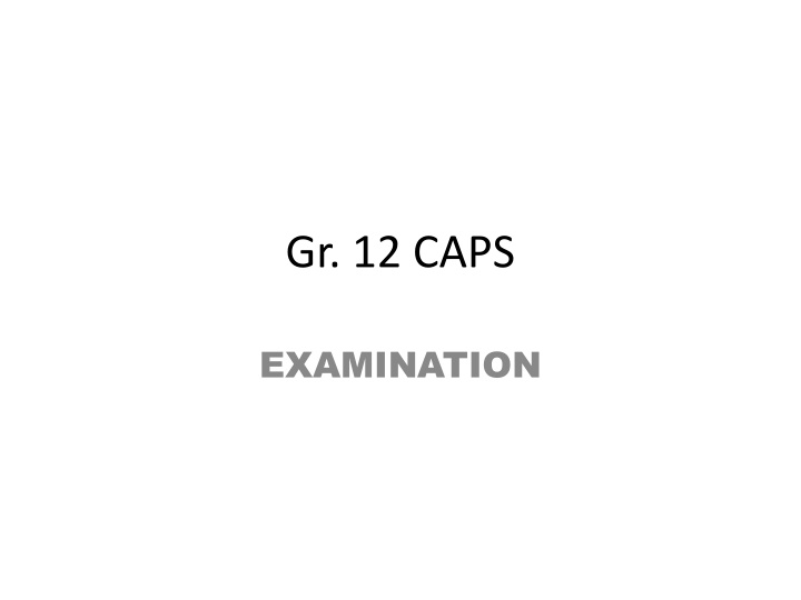 gr 12 caps