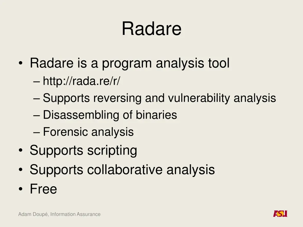 radare