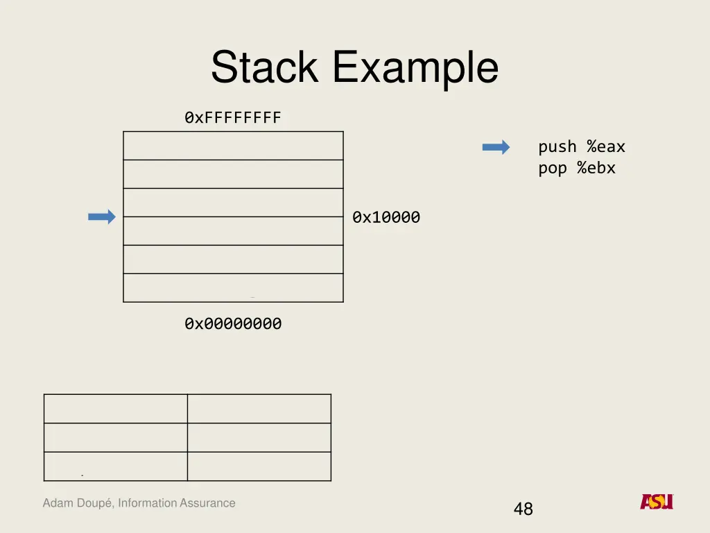 stack example