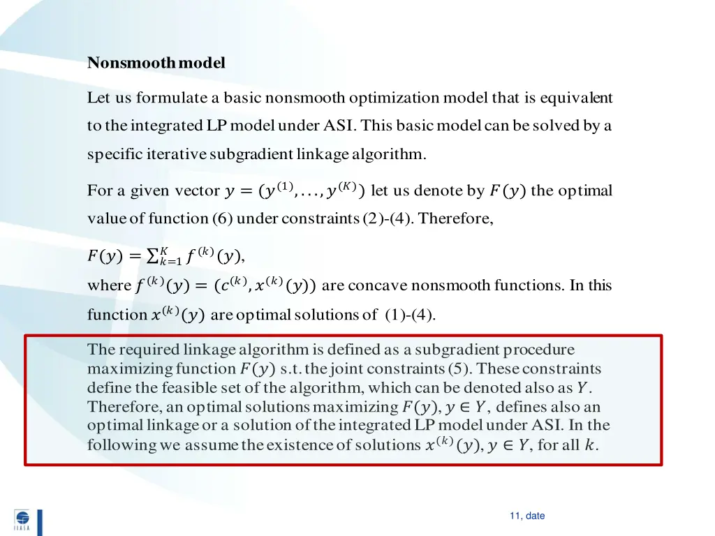 nonsmooth model