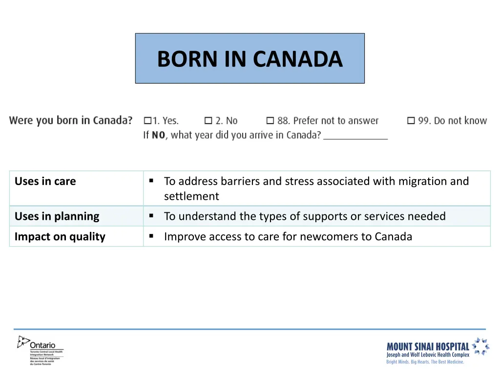 born in canada