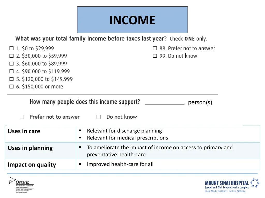 income