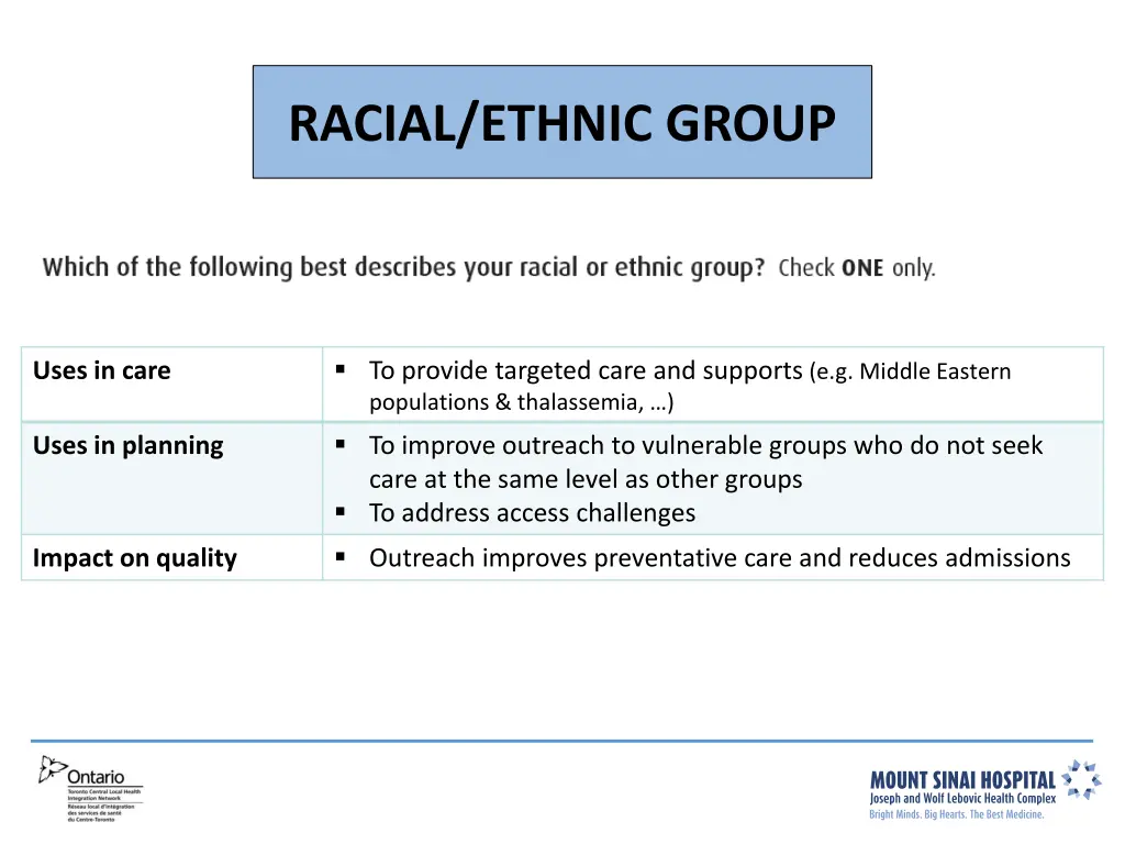 racial ethnic group