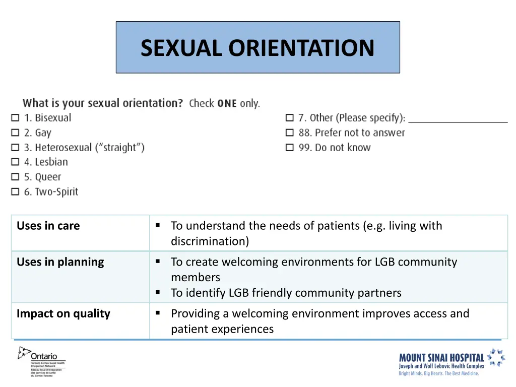 sexual orientation