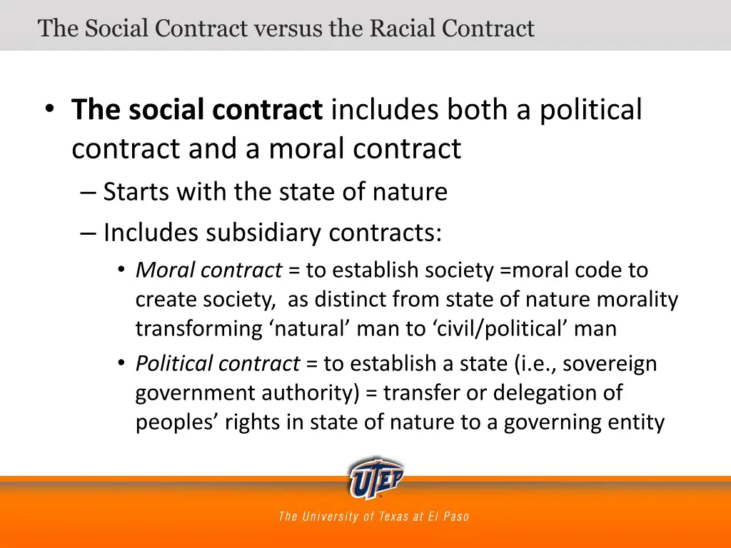 the social contract versus the racial contract 2