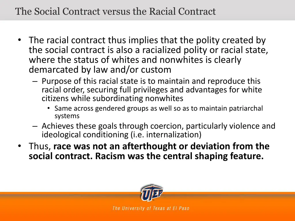 the social contract versus the racial contract 5