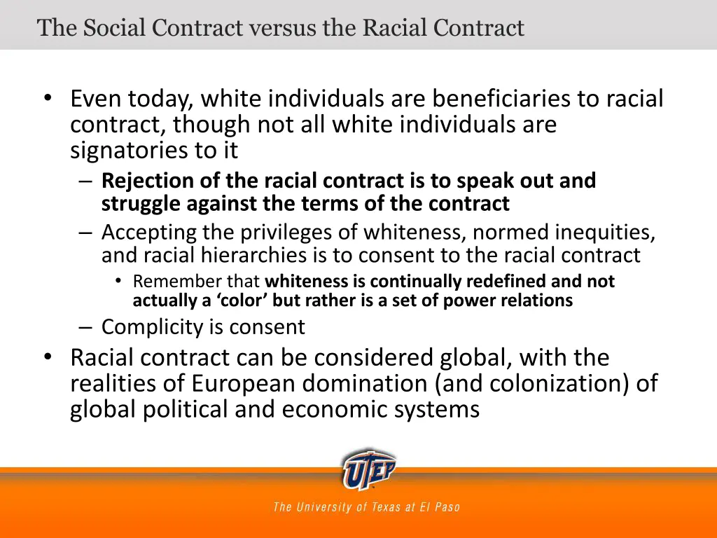 the social contract versus the racial contract 7