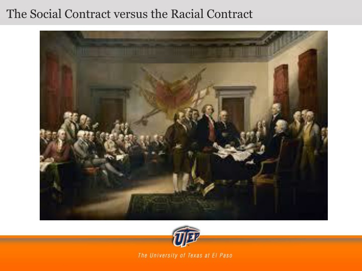 the social contract versus the racial contract
