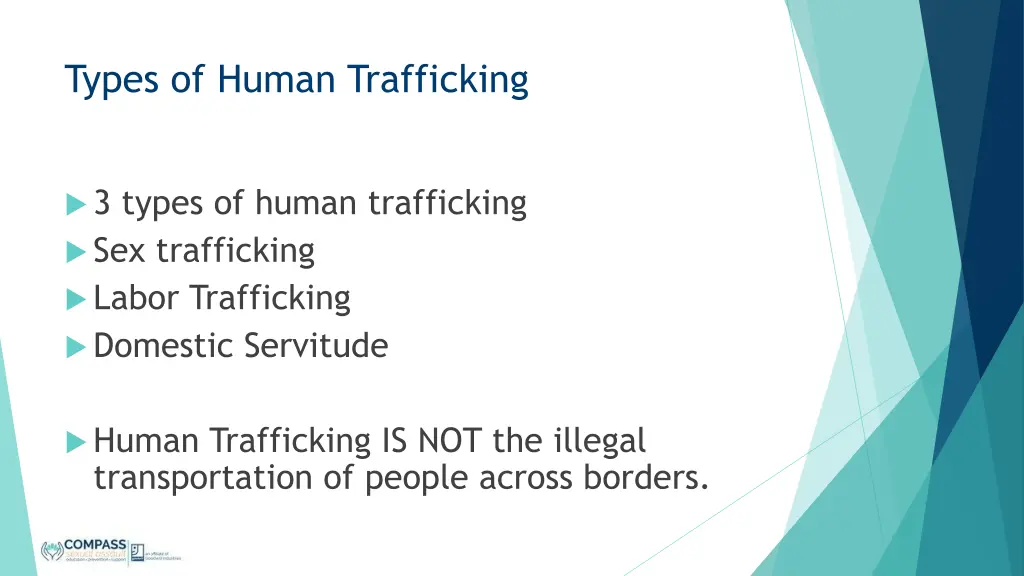 types of human trafficking
