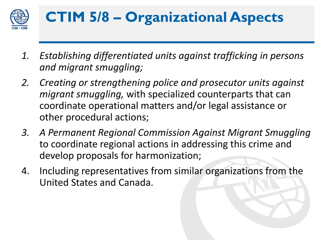 ctim 5 8 organizational aspects