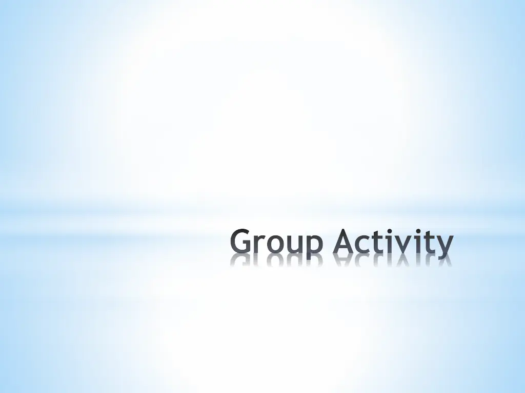 group activity