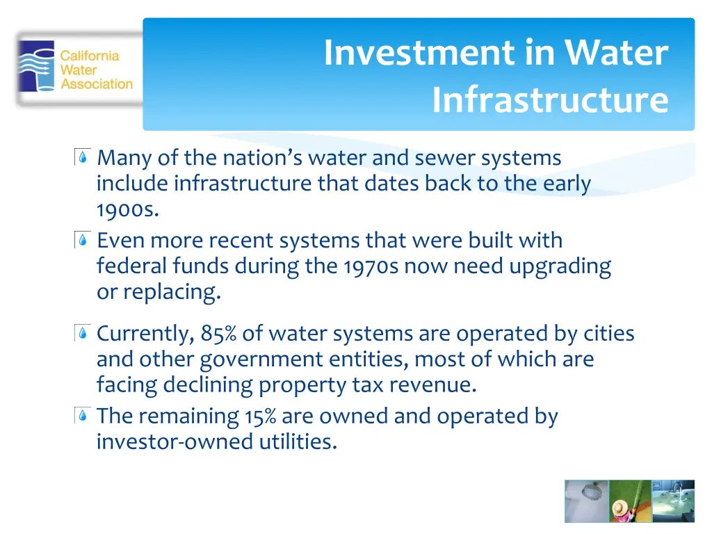 investment in water infrastructure 1