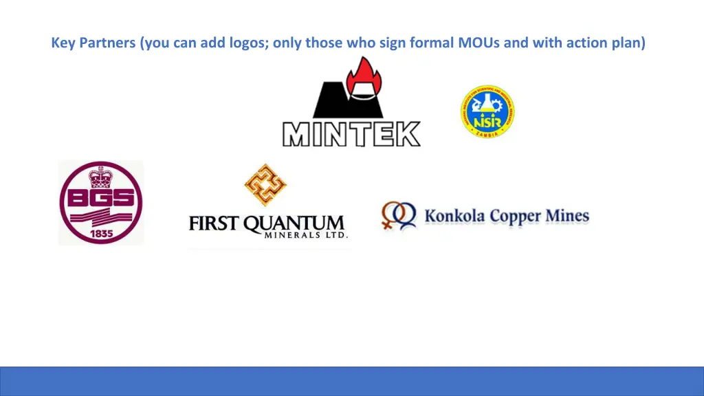 key partners you can add logos only those