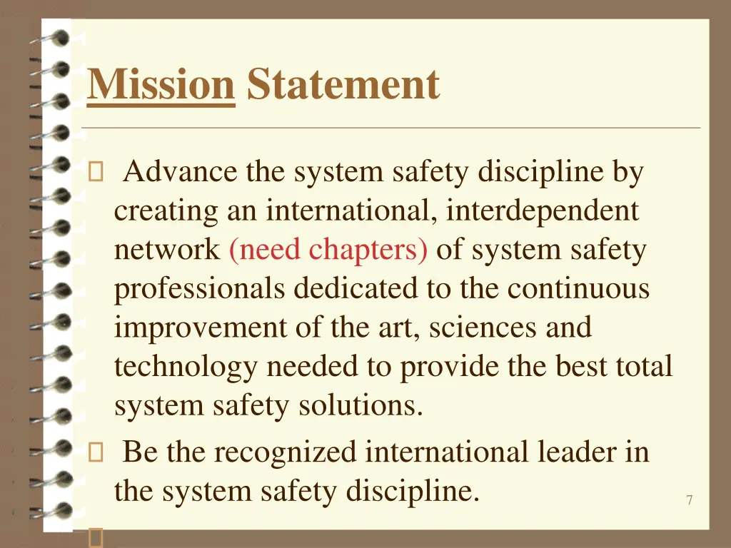 mission statement