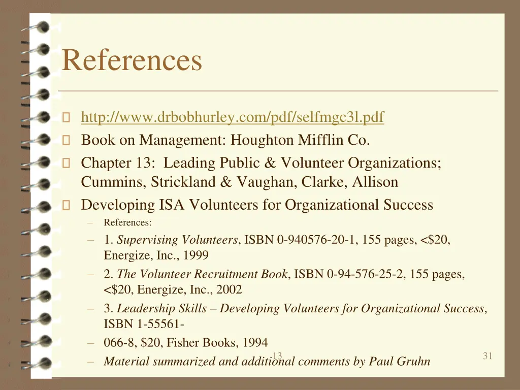 references