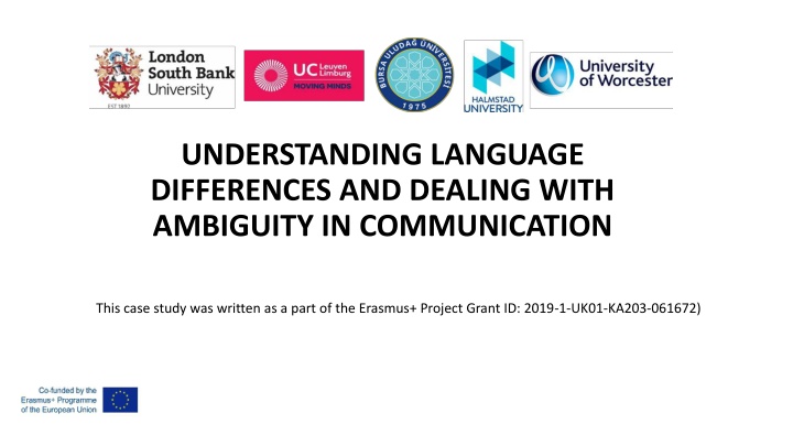 understanding language differences and dealing