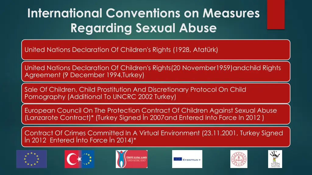 international conventions on measures regarding