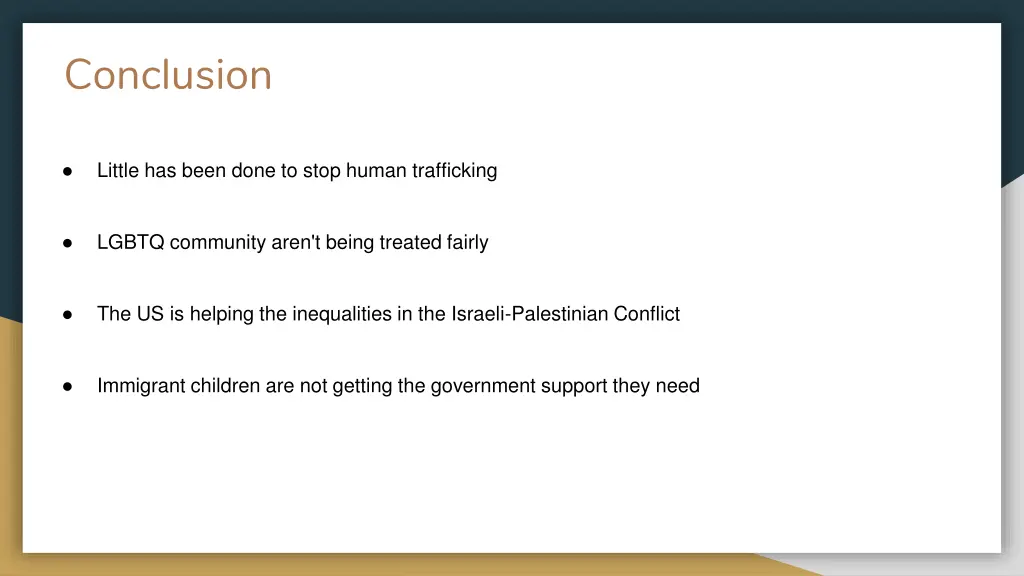 conclusion