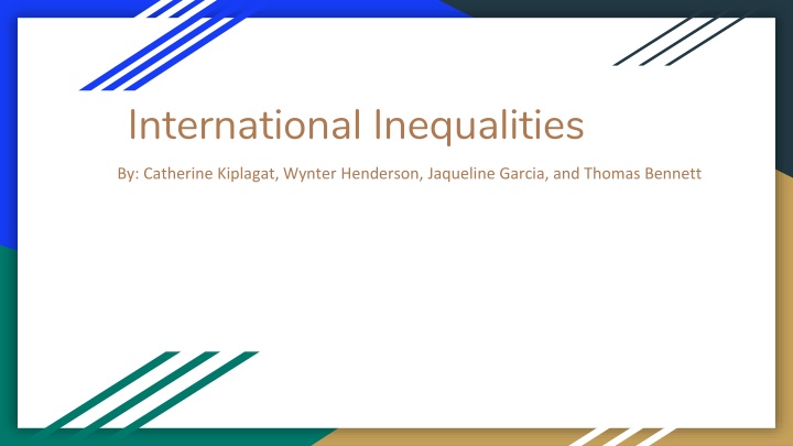 international inequalities