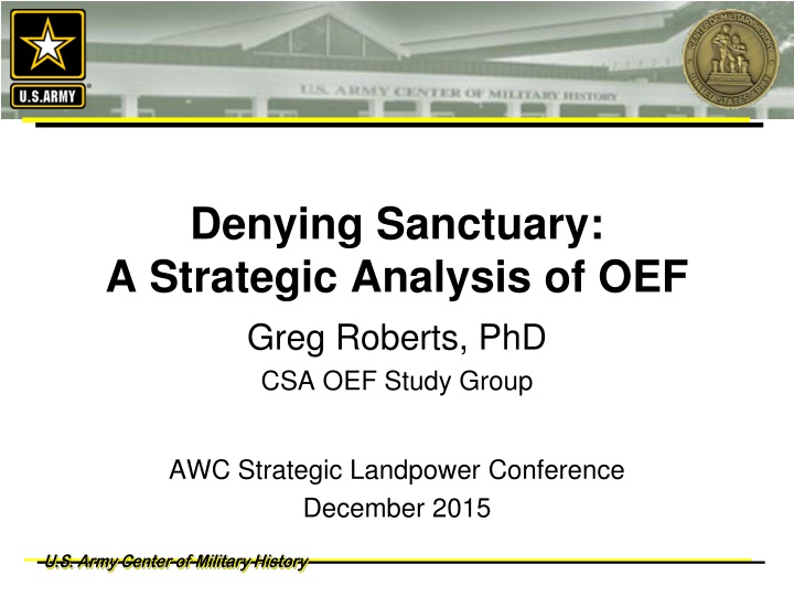 denying sanctuary a strategic analysis
