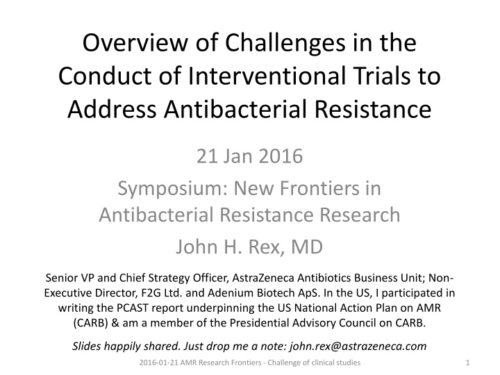 overview of challenges in the conduct