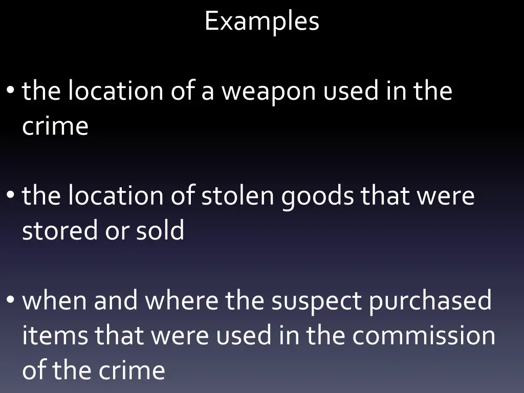 examples