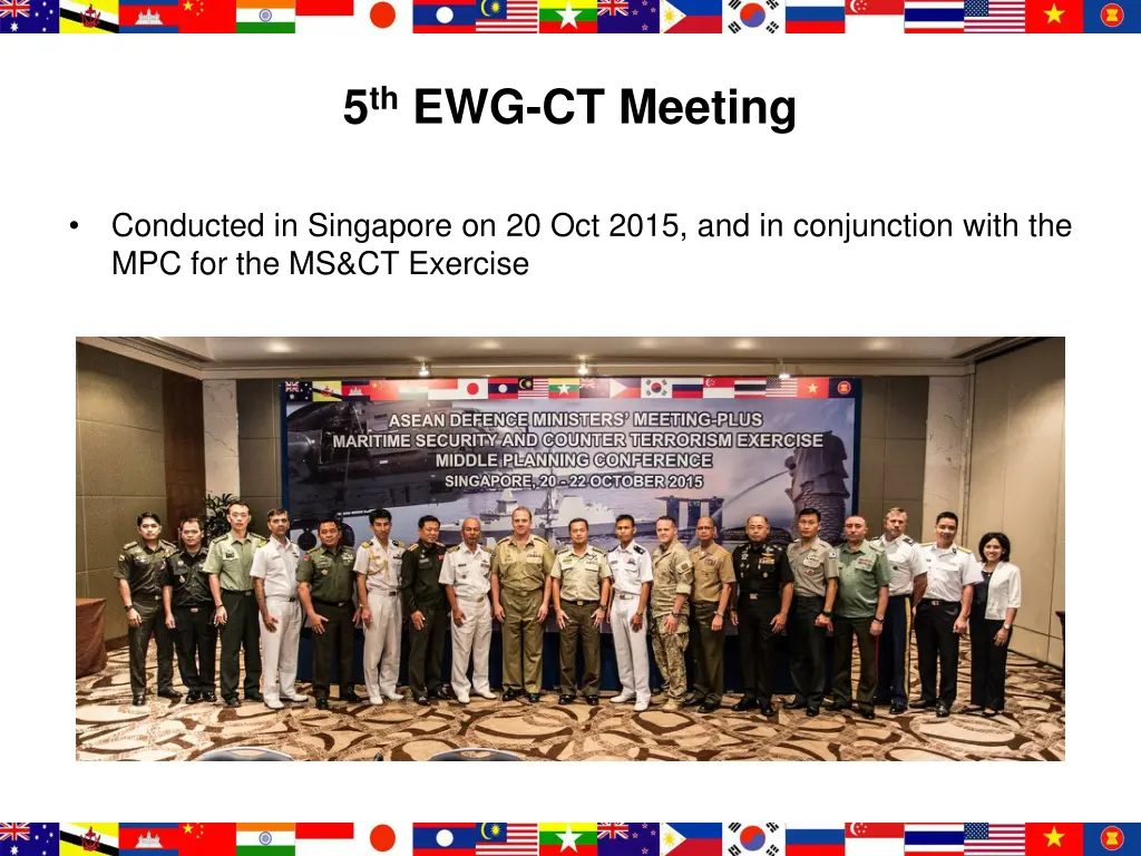 5 th ewg ct meeting