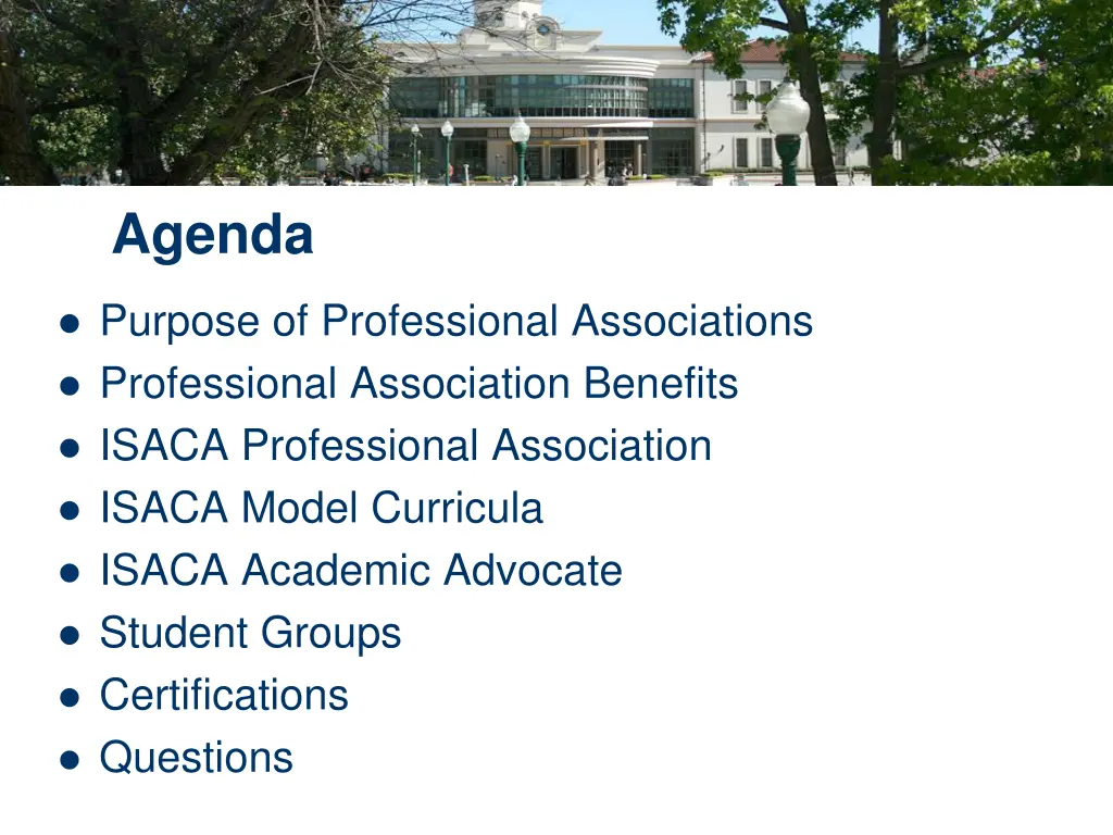 agenda