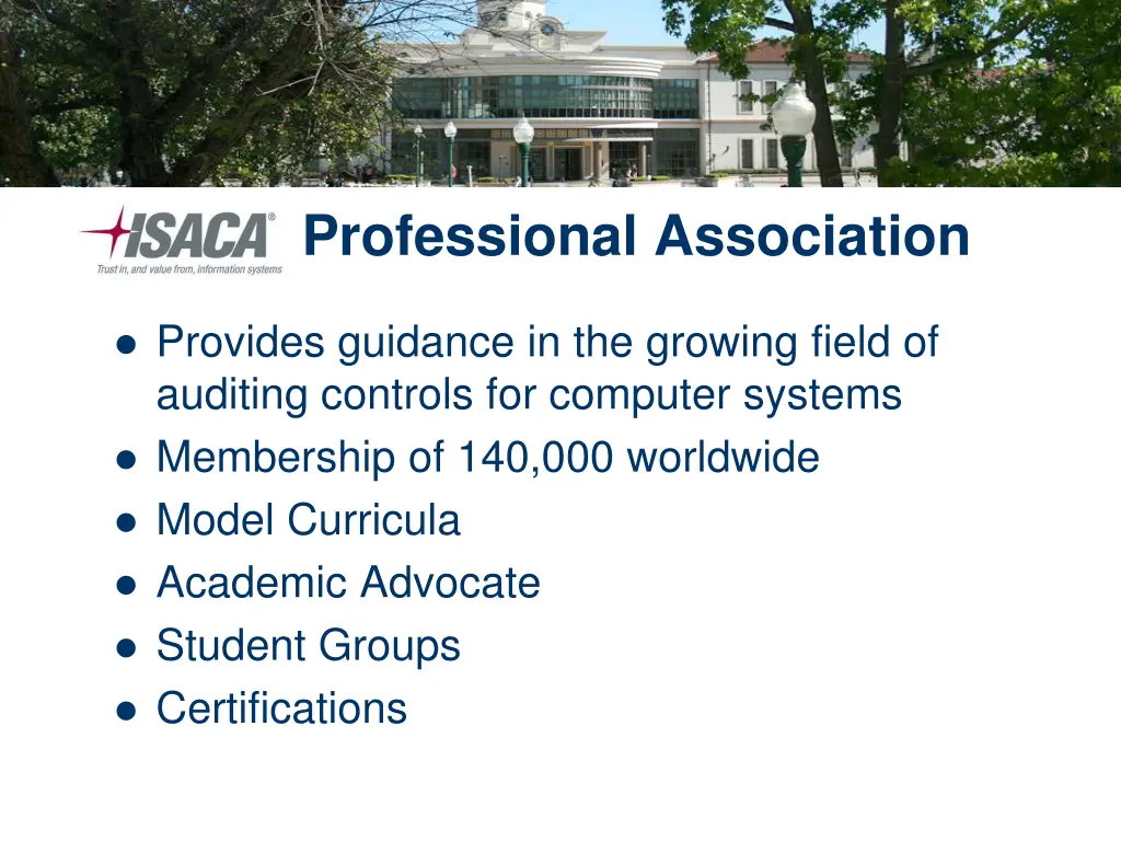 isaca professional association