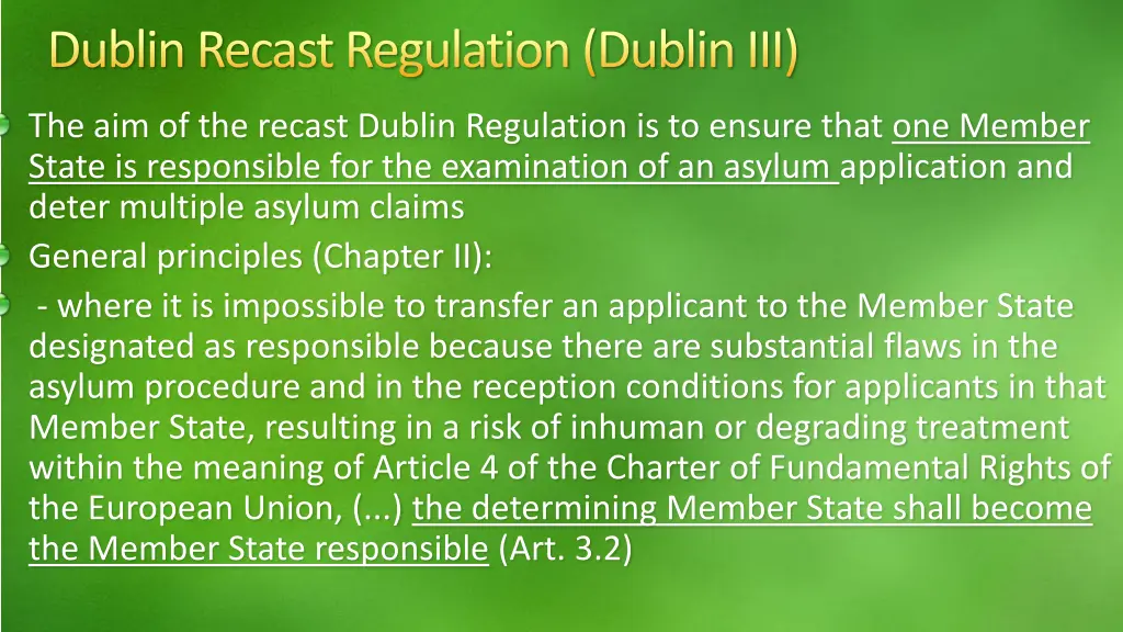 dublin recast regulation dublin iii