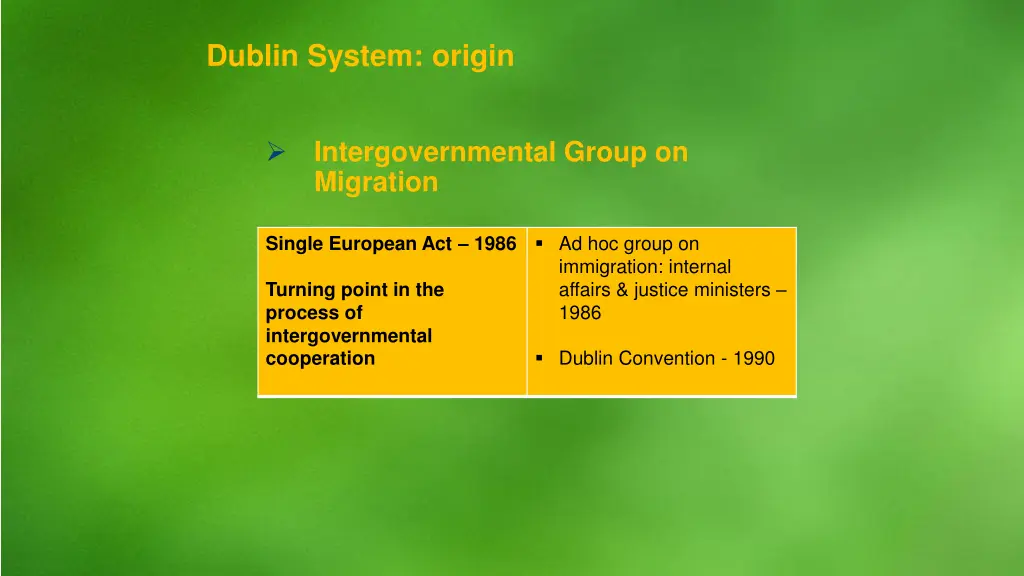 dublin system origin