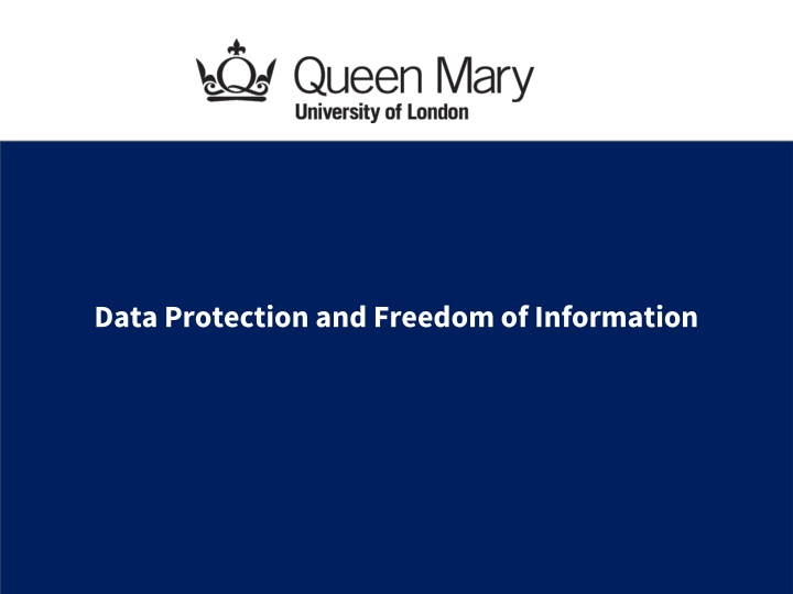 data protection and freedom of information