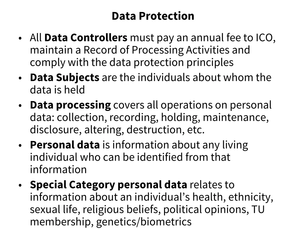 data protection