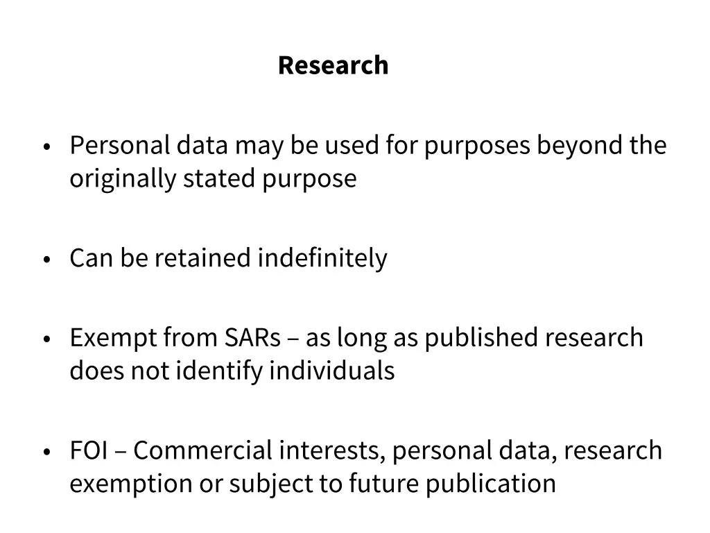 research