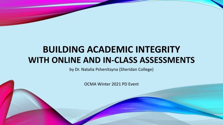 building academic integrity with online
