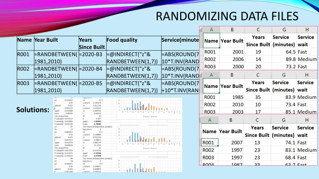randomizing data files