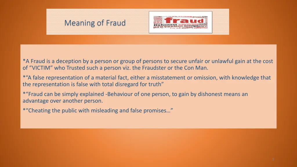 meaning of fraud