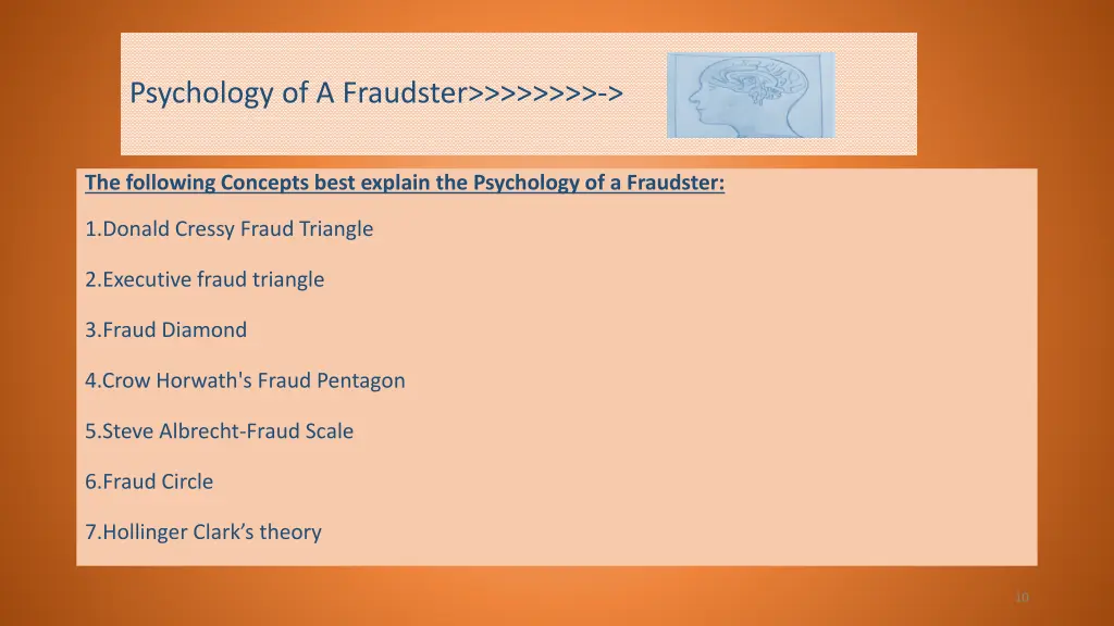 psychology of a fraudster