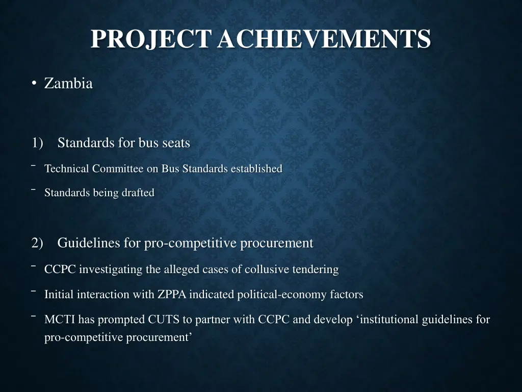 project achievements 1