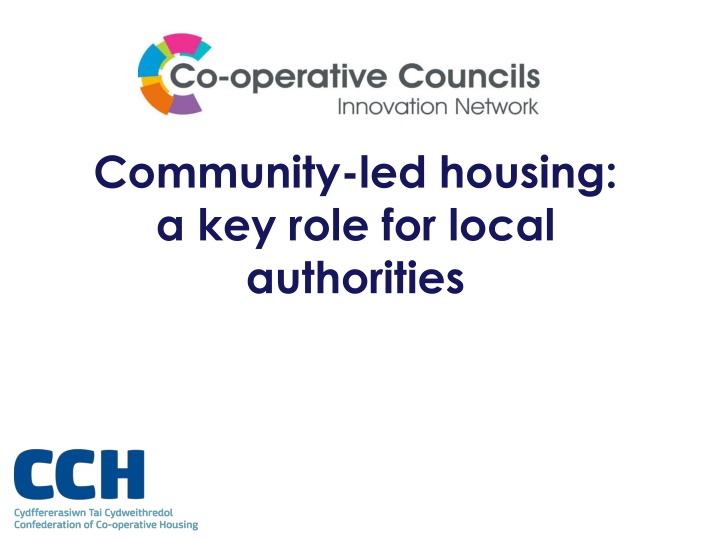 community led housing a key role for local