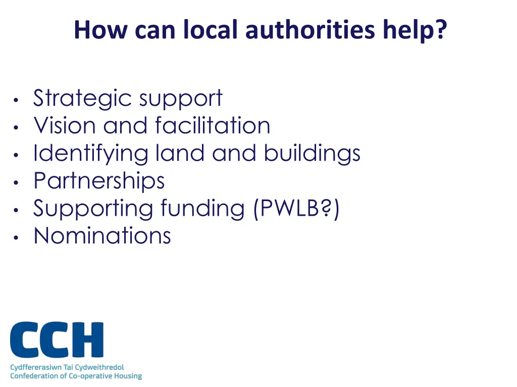 how can local authorities help