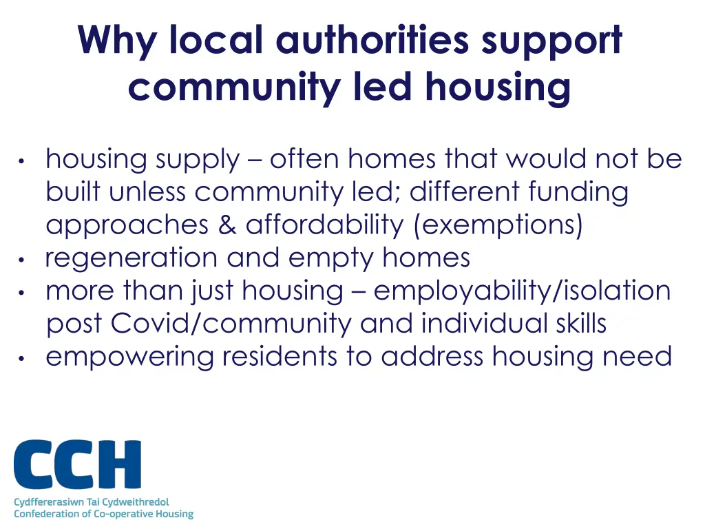 why local authorities support community