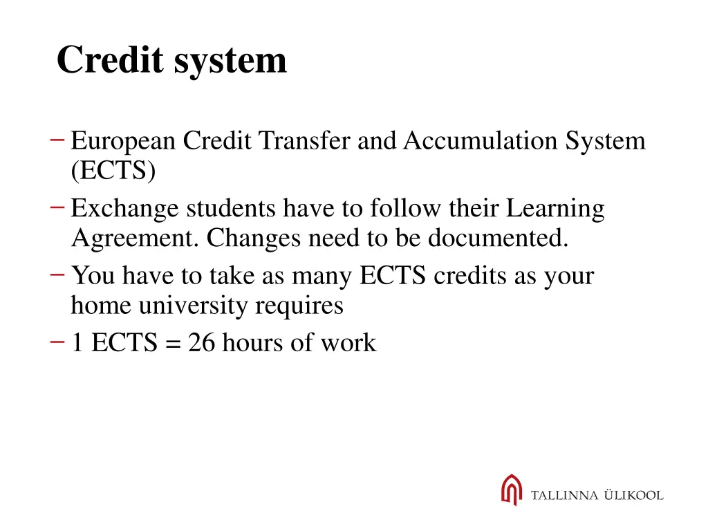 credit system