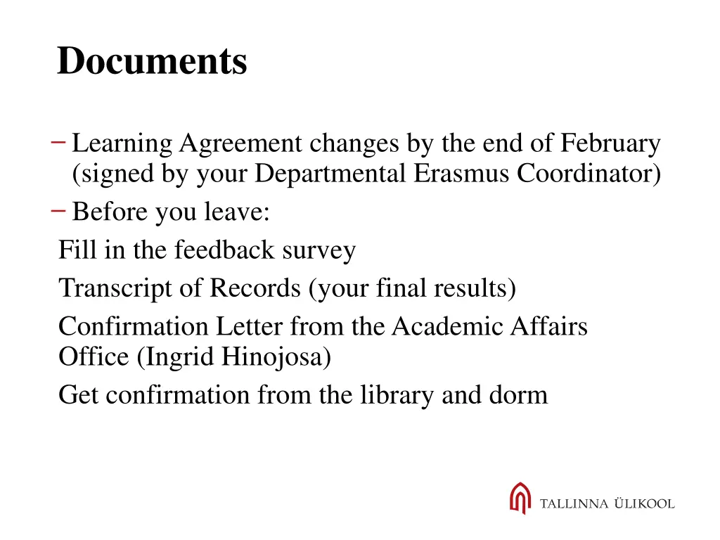 documents