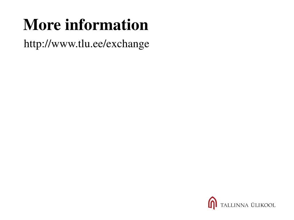 more information