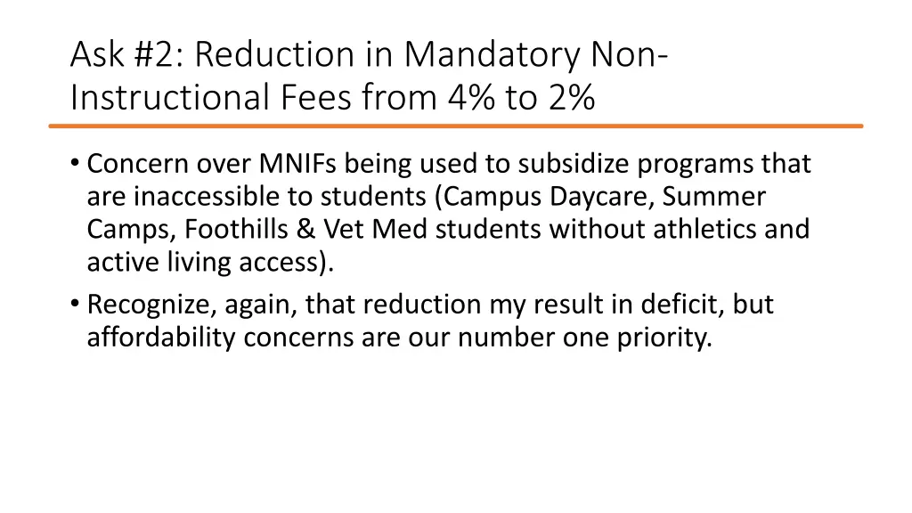 ask 2 reduction in mandatory non instructional