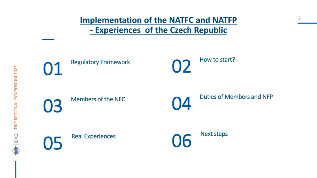 implementation of the natfc and natfp experiences