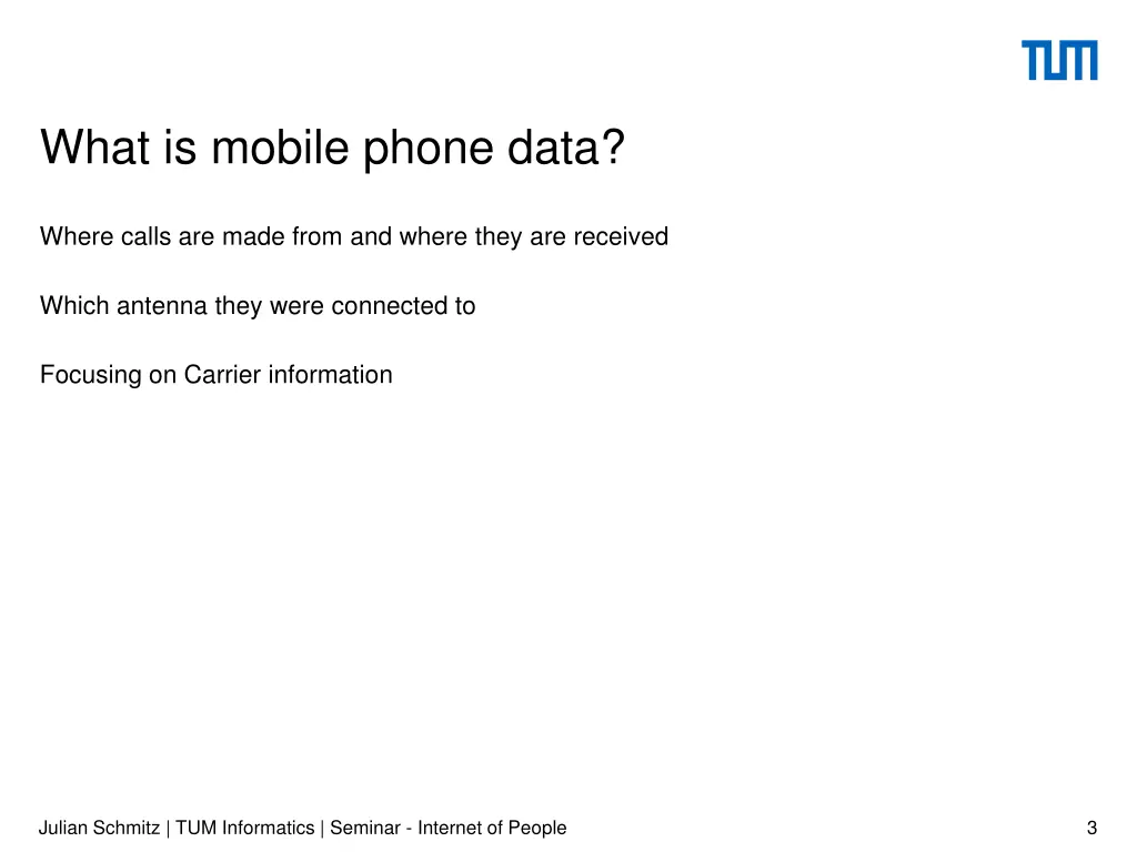 what is mobile phone data