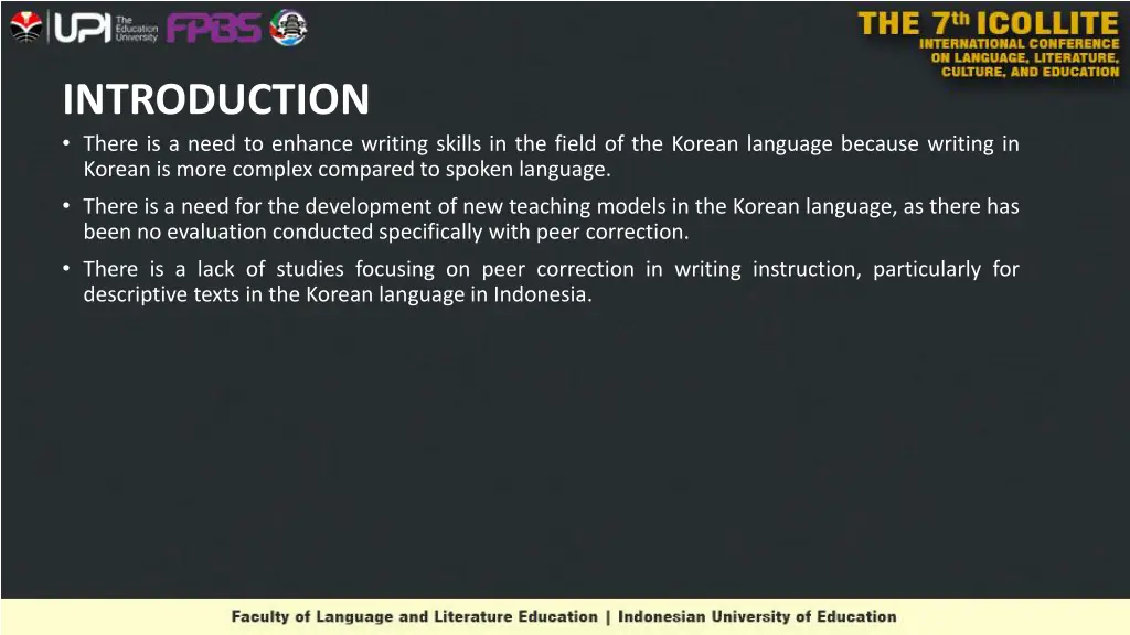 introduction there is a need to enhance writing