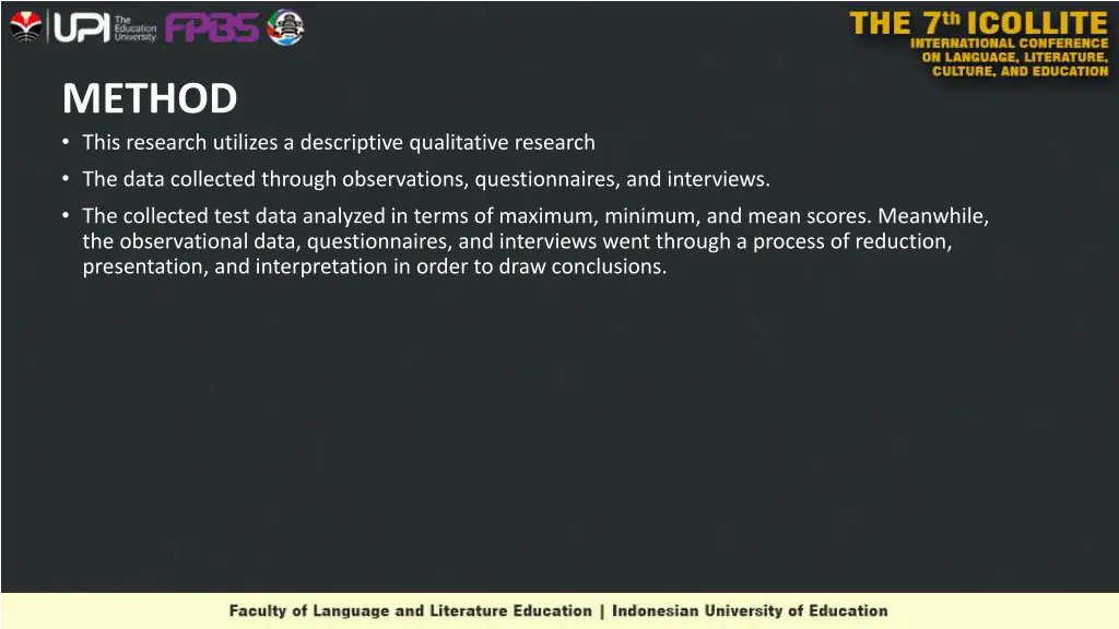 method this research utilizes a descriptive